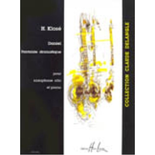 Klose - Daniel For Alto Sax/Piano (Softcover Book)