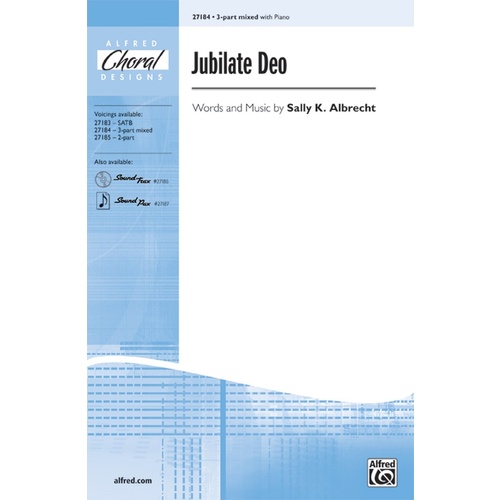 Jubilate Deo 3 Part/Piano