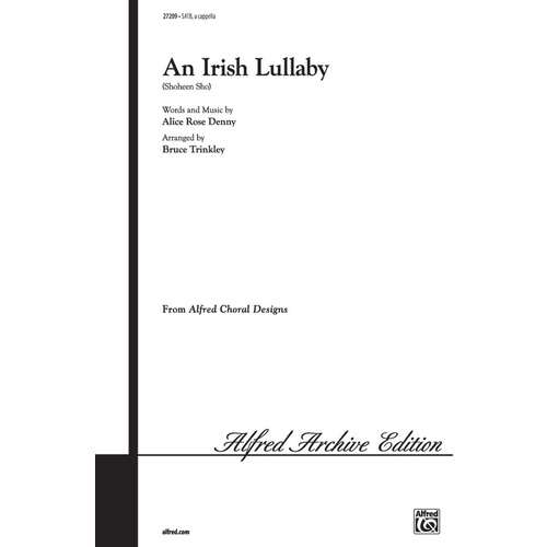 An Irish Lullaby (Shoheen Sho) SATB Choral Sheet Music
