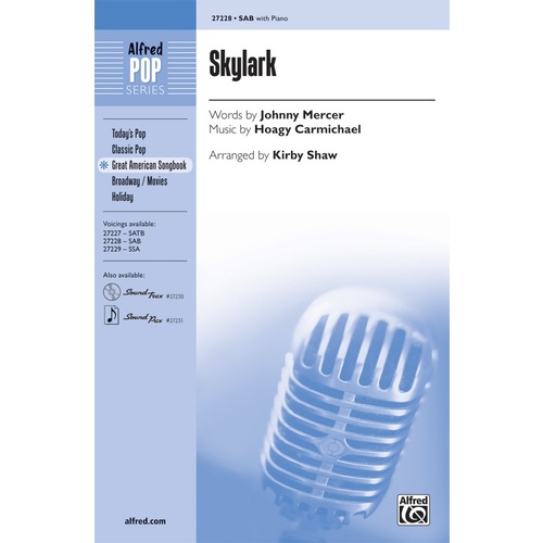 Skylark SAB Choral Sheet Music
