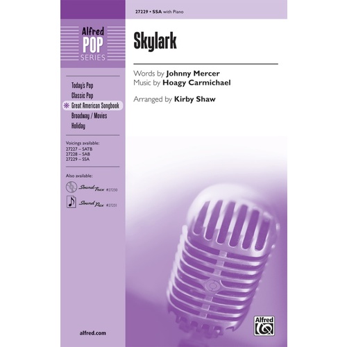 Skylark SSA Choral Sheet Music