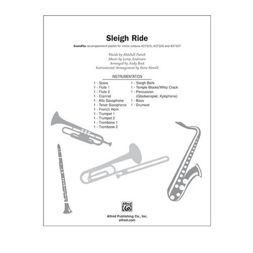 Sleigh Ride SoundPax Choral Accompaniment Sheet Music