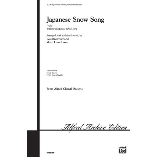 Japanese Snow Song SAB
