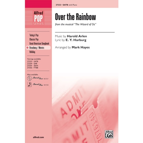 Over The Rainbow SATB Arlen / Hayes