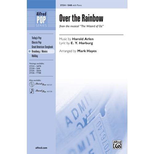 Over The Rainbow (From The Wizard Of Oz) SAB