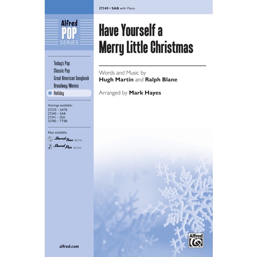 Have Yourself A Merry Little Christmas SAB