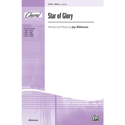Star of Glory SSAA Choral Sheet Music