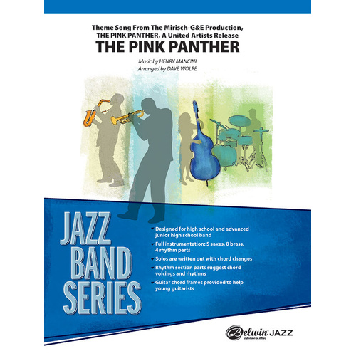 The Pink Panther Jazz Ensemble Sheet Music Gr 3