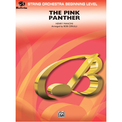 Pink Panther Mancini String Orchestra Sheet Music for Beginners