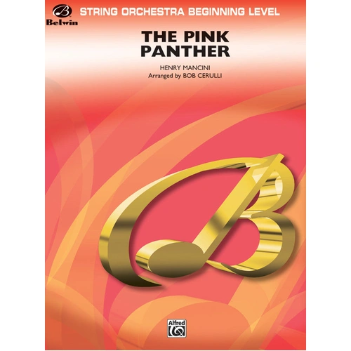 Pink Panther Mancini - Simplified String Orchestra Sheet Music for First Year Players