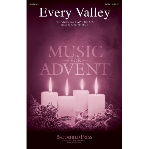 Every Valley SATB (Octavo)