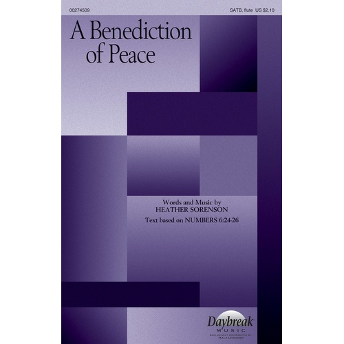 A Benediction Of Peace SATB/Flute (Octavo)