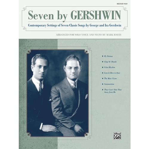 Seven By Gershwin Medium High Book & CD