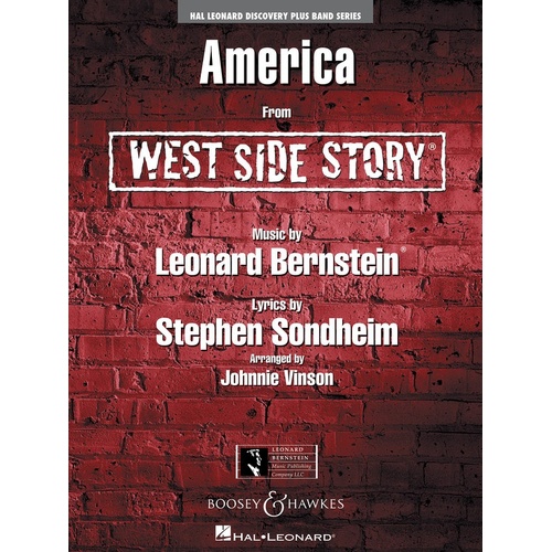 America (From West Side Story) Concert Band 2 Score/Parts