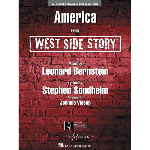 America from West Side Story Arranged by Johnnie Vinson Concert Band Grade 2