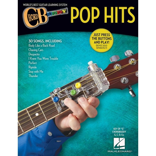 Chordbuddy Guitar Method Pop Hits Songbook (Softcover Book)