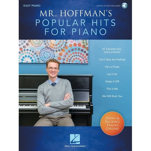 Mr. Hoffman's Popular Hits for Piano - Easy Arrangements with Online Tracks