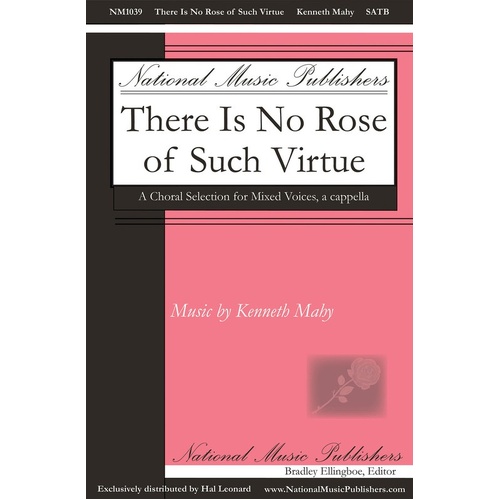 There Is No Rose Of Such Virtue SATB Divisi A Cappella (Octavo)