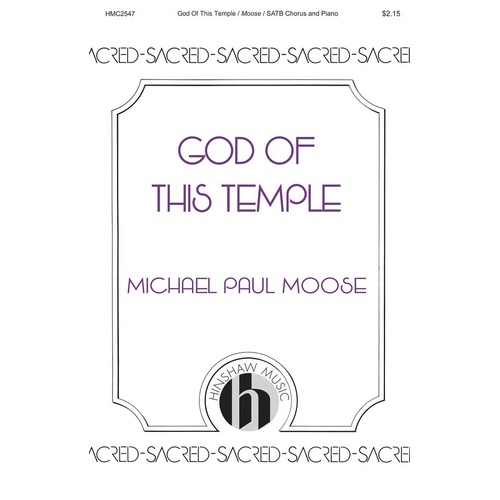 God Of This Temple 2 Part Mixed (Octavo)