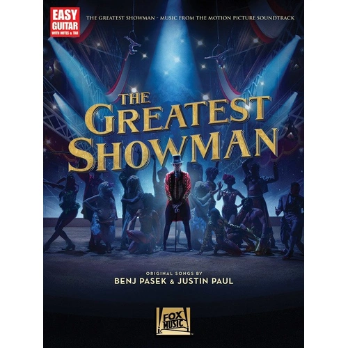 The Greatest Showman Easy Guitar Songbook with Notes & TAB