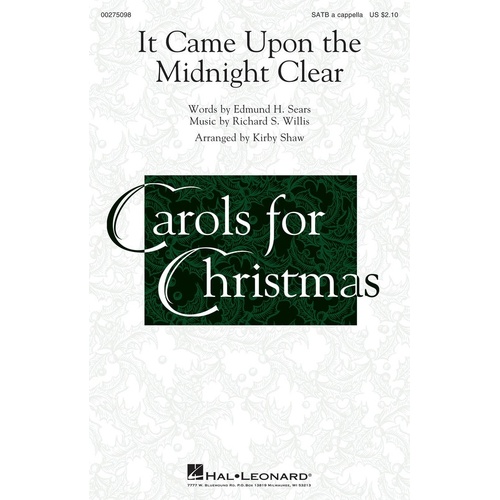 It Came Upon The Midnight Clear SATB A Cappella (Octavo)