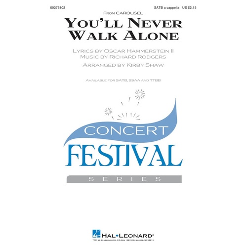 You'll Never Walk Alone SATB A Cappella (Octavo)