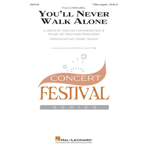 You'll Never Walk Alone TTBB A Cappella 