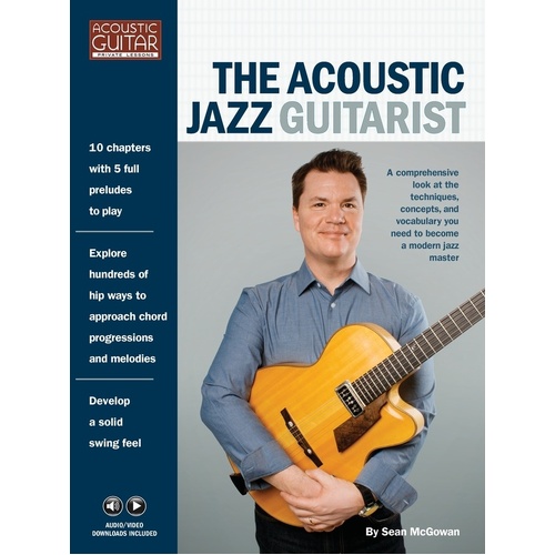 The Acoustic Jazz Guitarist Book/Online Media (Softcover Book/Online Media)
