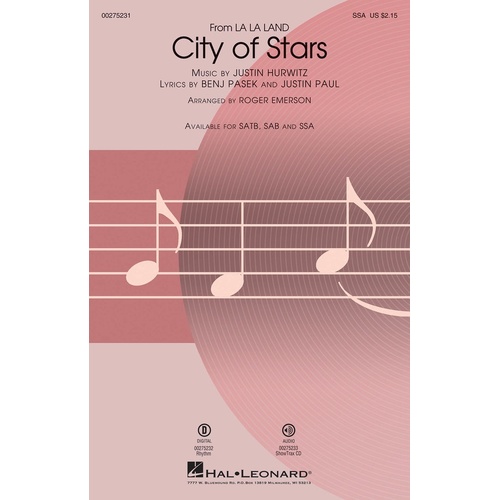 City Of Stars SSA 