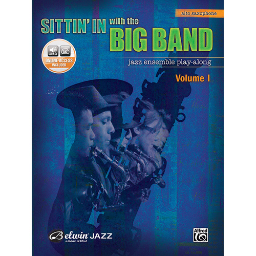 Sittin In with the Big Band Vol 1 Alto Sax Book/CD