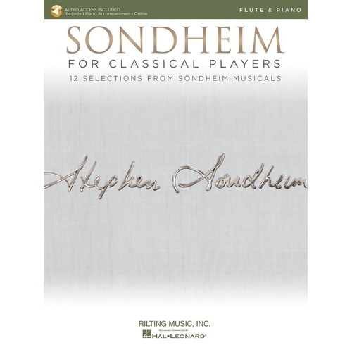 Sondheim for Classical Players - Flute and Piano Accompaniment Book