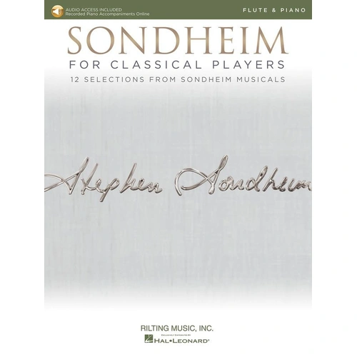 Sondheim for Classical Players - Flute and Piano Book with Audio Access