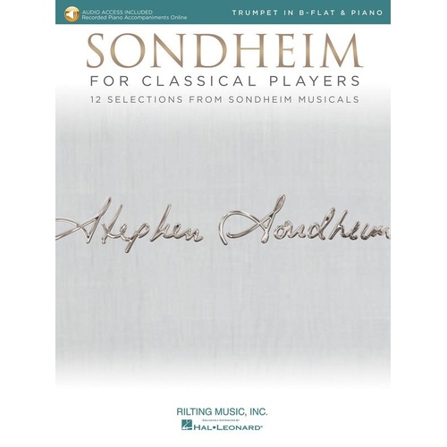 Sondheim for Classical Players - Trumpet and Piano Book