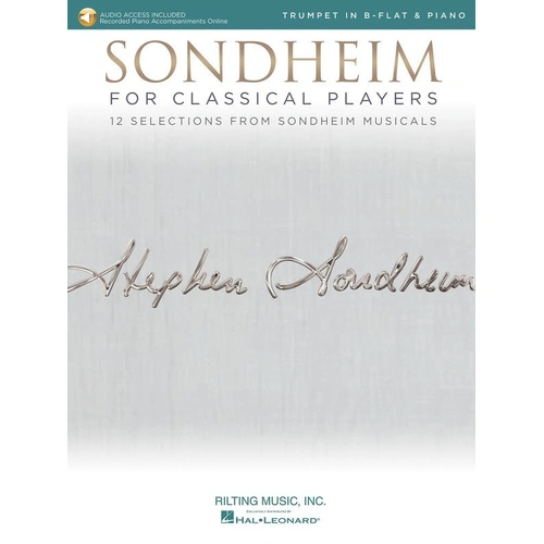 Sondheim for Classical Players - Trumpet and Piano Book with Online Audio Access