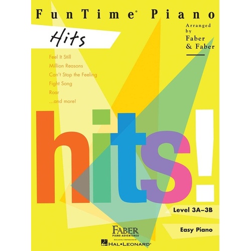FunTime Piano Hits - Level 3 Collection of 11 Popular Songs for Piano Students