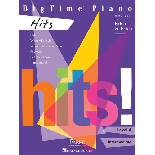 Bigtime Piano Hits - Intermediate Piano Collection of 12 Popular Songs