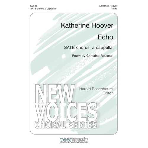 Hoover - Echo For SATB A Cappella (Octavo)