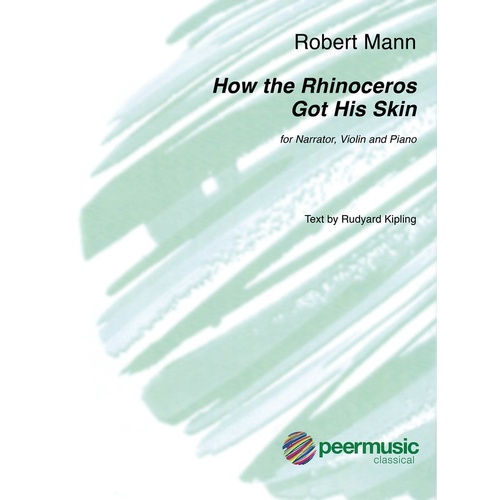 How The Rhinoceros Got His Skin Narrator/Violin/Piano (Softcover Book)