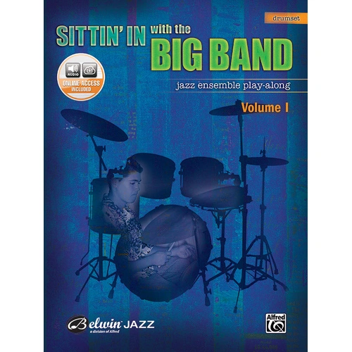Sittin In with the Big Band Vol 1 Drums Bk/Cd