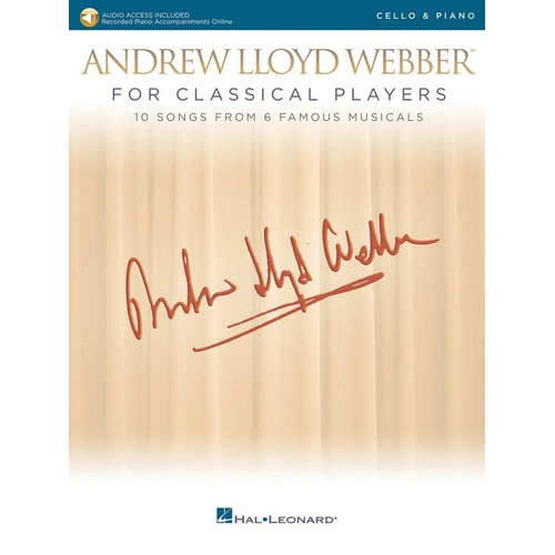 Andrew Lloyd Webber for Classical Players - Cello/Piano Accompaniment