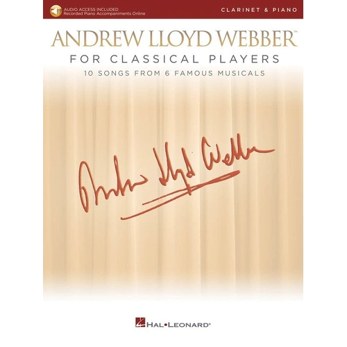 Andrew Lloyd Webber for Classical Players: Clarinet/Piano Book