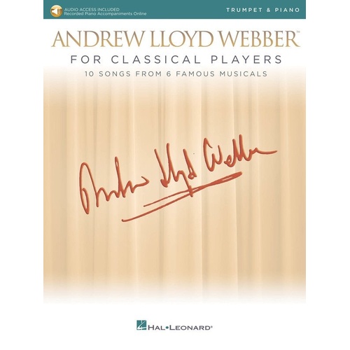 Andrew Lloyd Webber for Classical Players - Trumpet/Piano