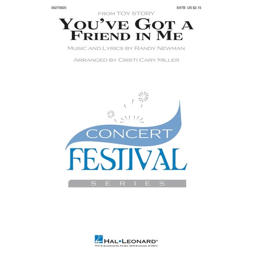 Youve Got A Friend In Me SATB (Octavo)