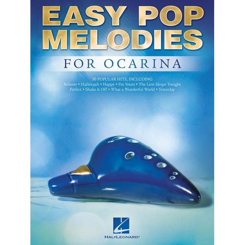 Easy Pop Melodies For Ocarina (Softcover Book)