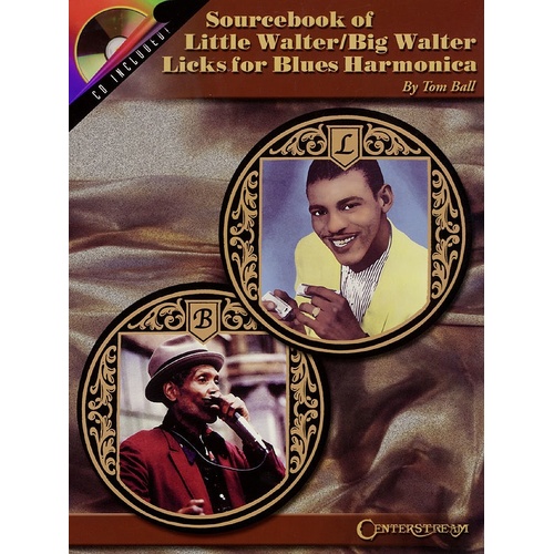 Sourcebook Licks For Blues Harmonica Book/CD (Softcover Book/CD)