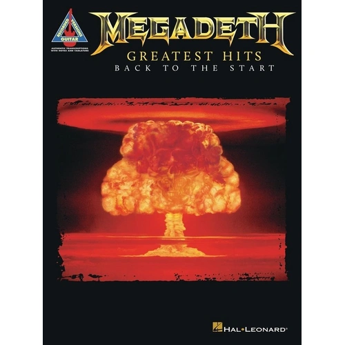 Megadeth - Greatest Hits Back to the Start Guitar Tab Songbook