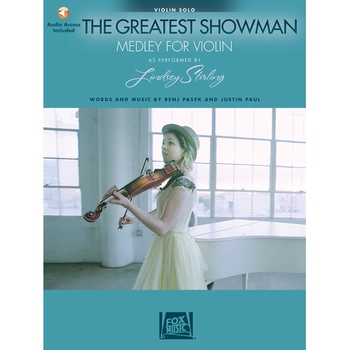 The Greatest Showman Medley For Violin Book/Online Audio (Softcover Book/Online Audio)