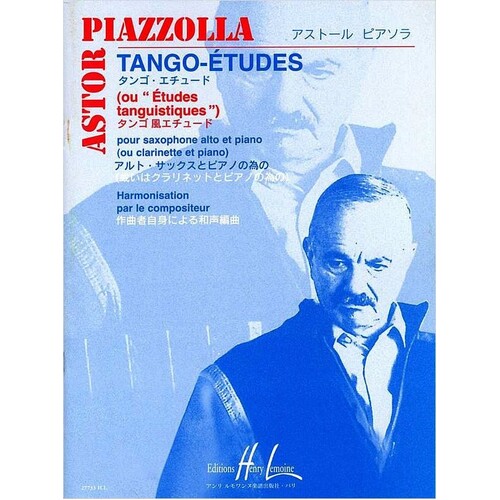Piazzolla - Tango Etudes Alto Sax Or Clarinet/Piano (Softcover Book)