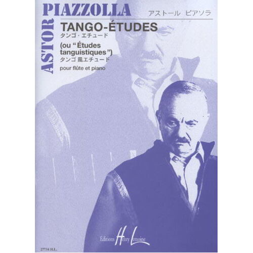 Piazzolla - Tango Etudes Flute/Piano Arr Ollivo (Softcover Book)