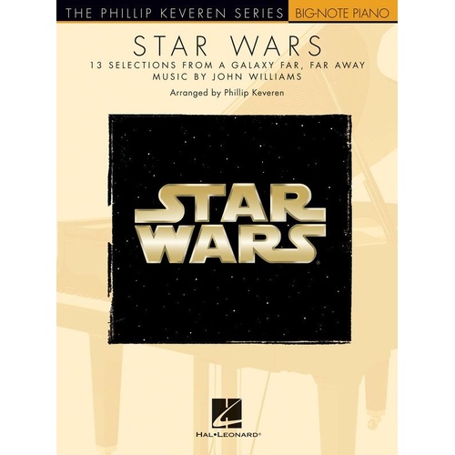 Star Wars Keveren Big Note Piano Sheet Music - 40 Pages, Hal Leonard